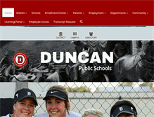 Tablet Screenshot of duncanps.org